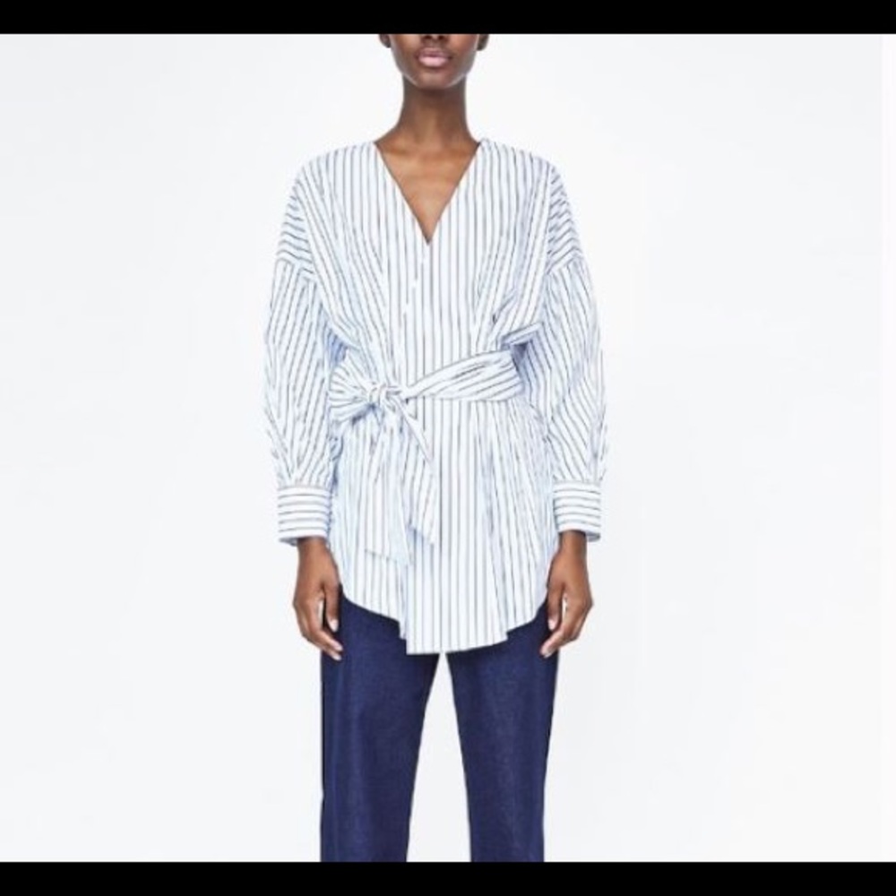 Zara Striped blouse